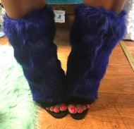 Furry sandals